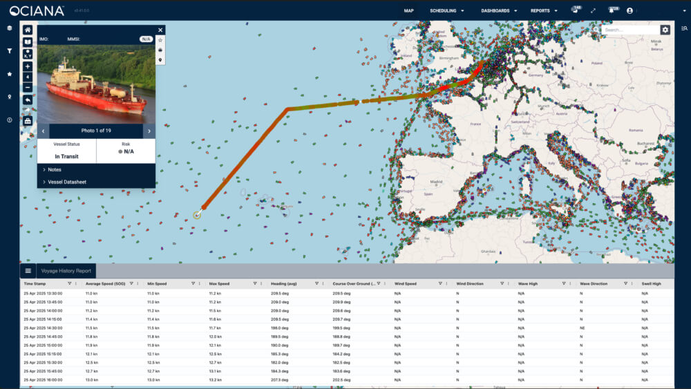 OCIANA® Voyage Report 2